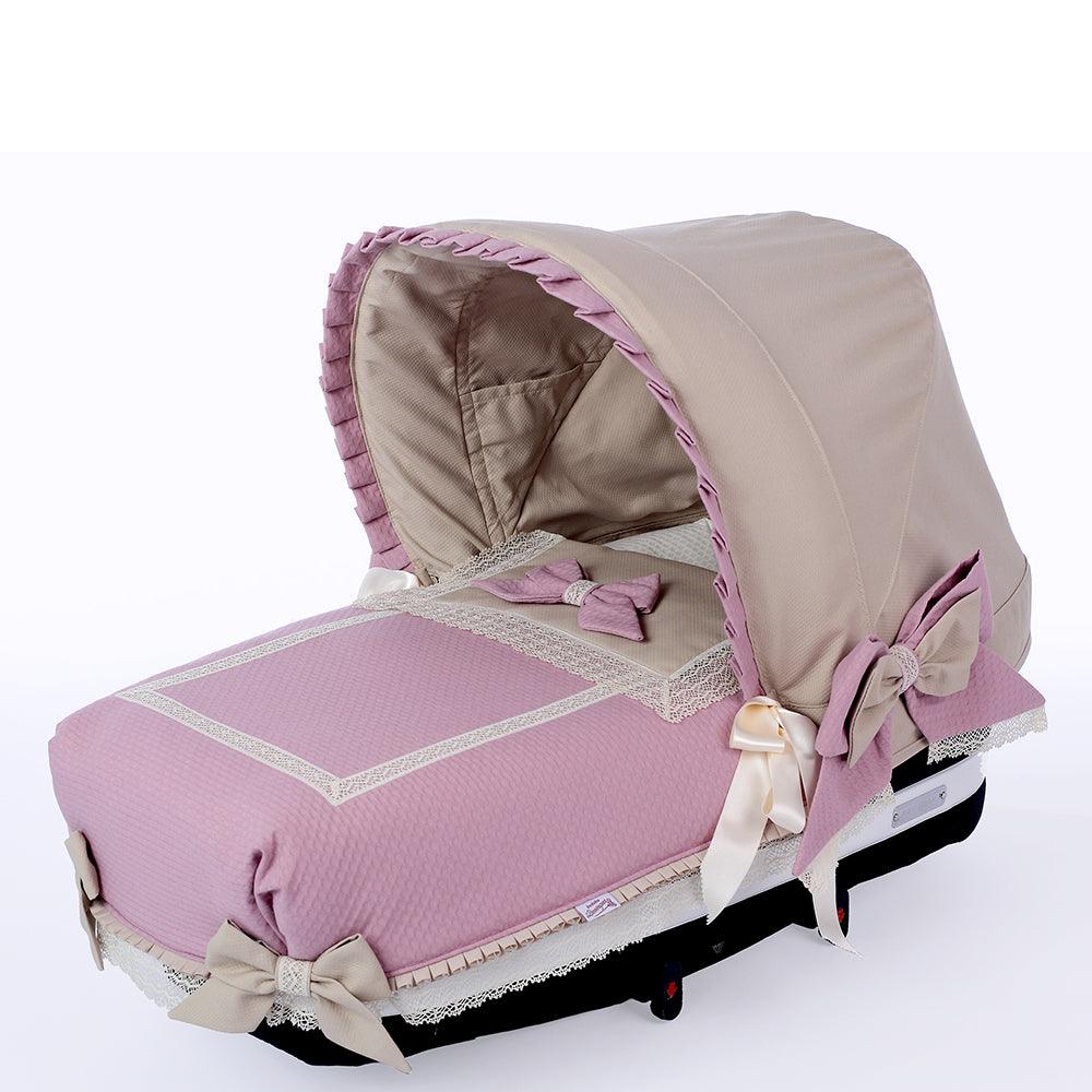 Colcha Capazo A Medida Carro Bebé 814 Bolillos Maquillaje By Nanetes - Nanetes #